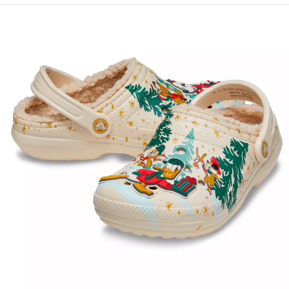 Disney Parks Mickey Mouse and Friends Disney Holiday Clogs for Adults by Crocs - Picture 1 of 6